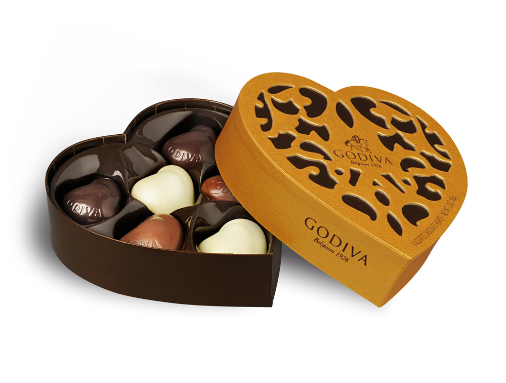 Godiva Chocolate Gold Collection Heart 12pcs
