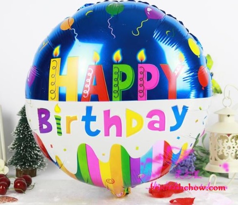 Happy Birthday Round Balloon