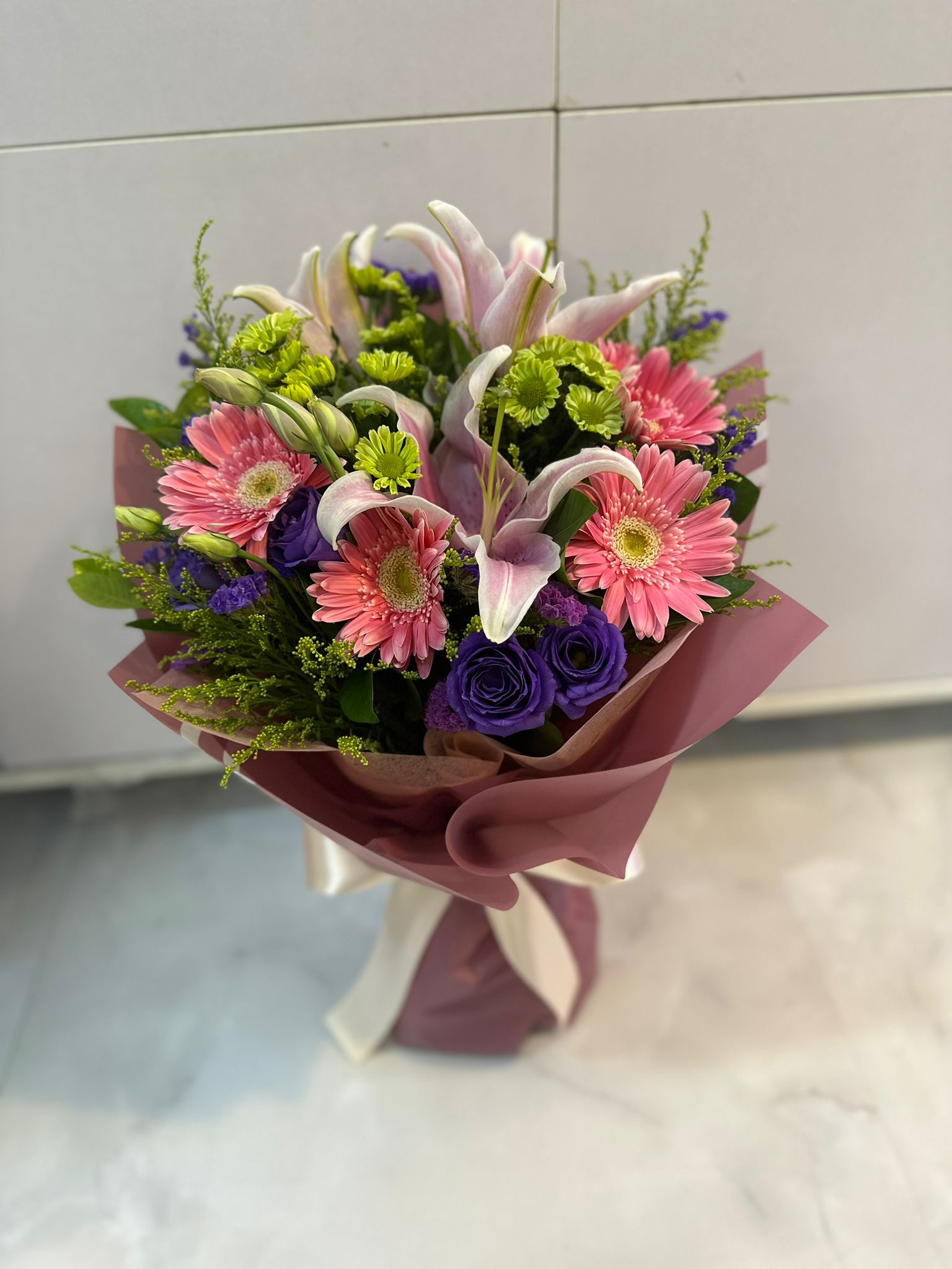 Asiatic and Gerbera