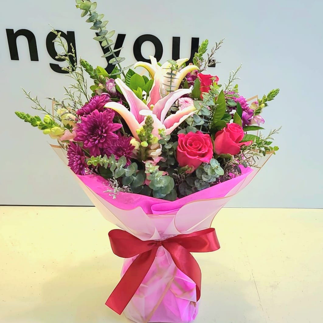 Lily and Rose Bouquet