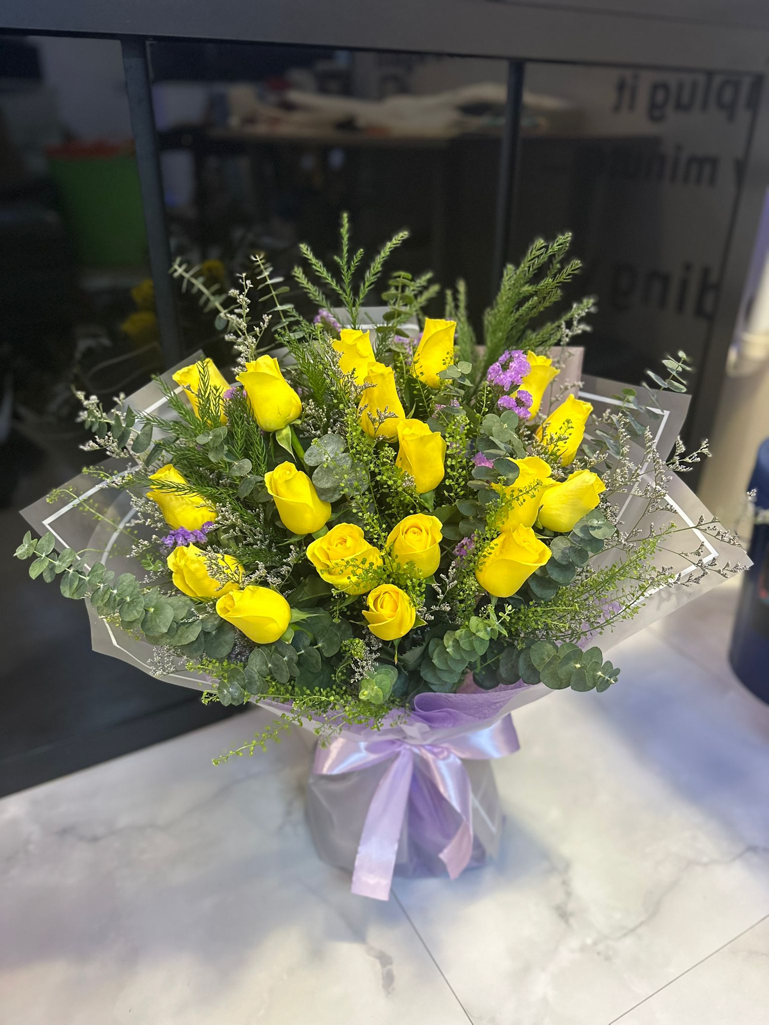 18pcs Roses Bouquet (colour at your choice)