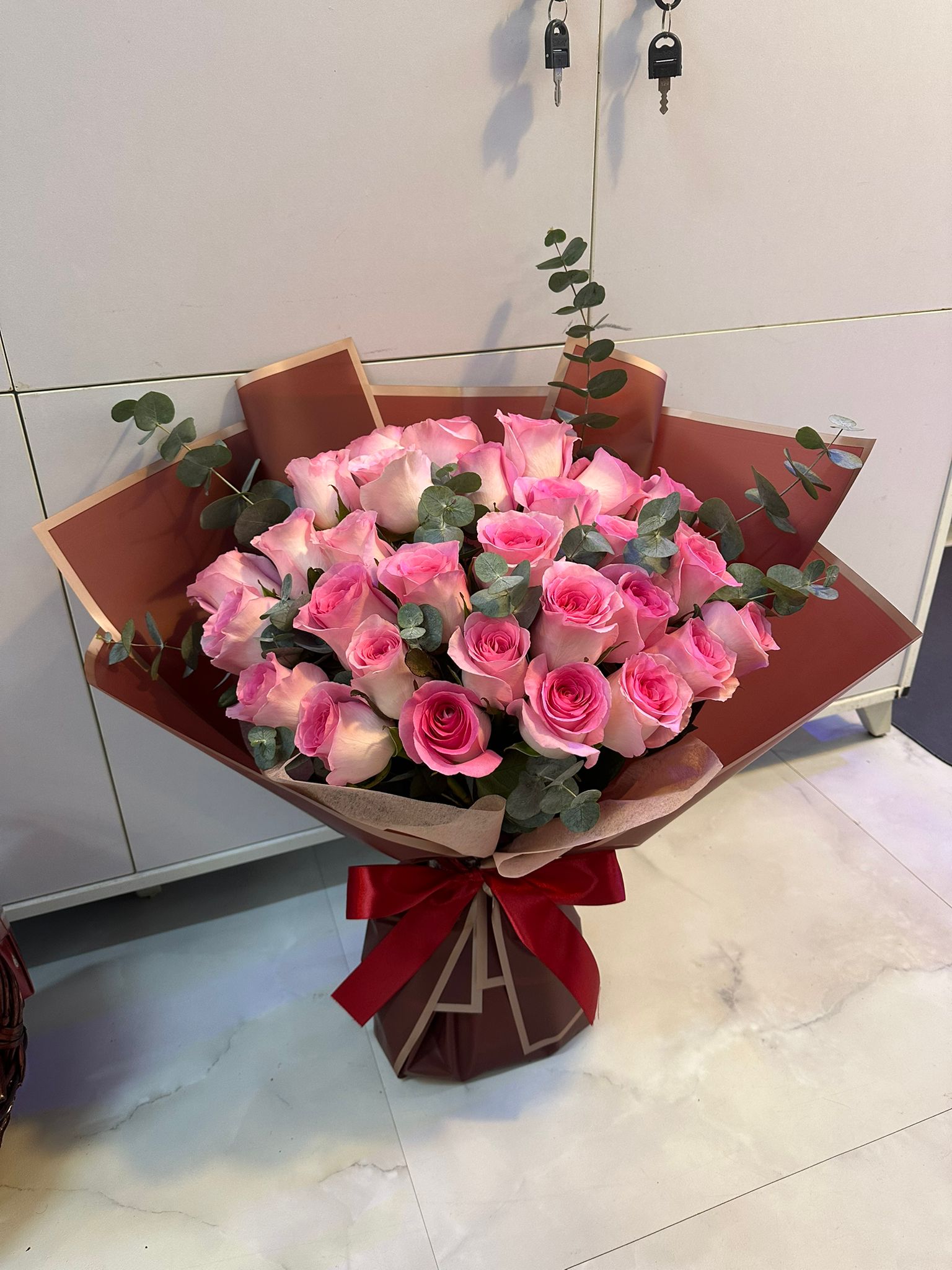 The Pink Rose Bouquet
